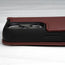 Raised camera lip on the Burgundy Leather Folio Case (MagSafe) for iPhone 14 Pro Max