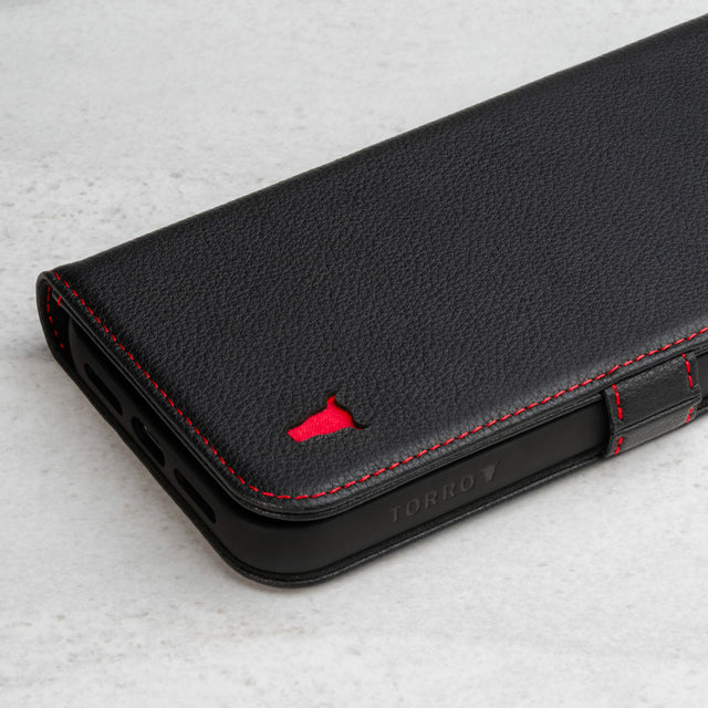 TORRO Lederhülle kompatibel mit iPhone 14 Pro - Echtes Leder TORRO Lederhülle kompatibel mit iPhone 14 Pro - Echtes Leder