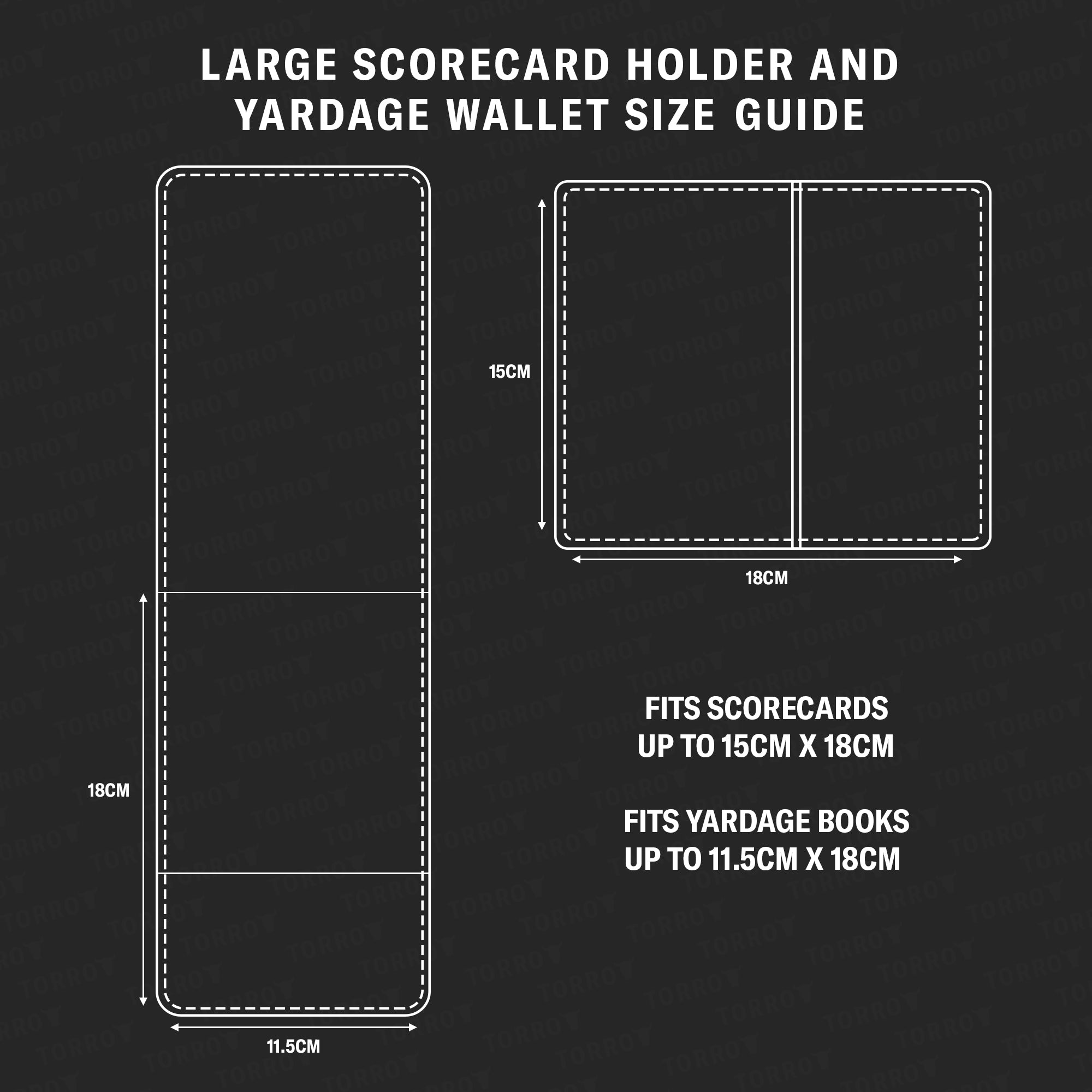 Leather Golf Scorecard & Yardage Book Wallet (PRO Edition) – TORRO USA