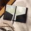 Inside of the Black Leather Passport holder