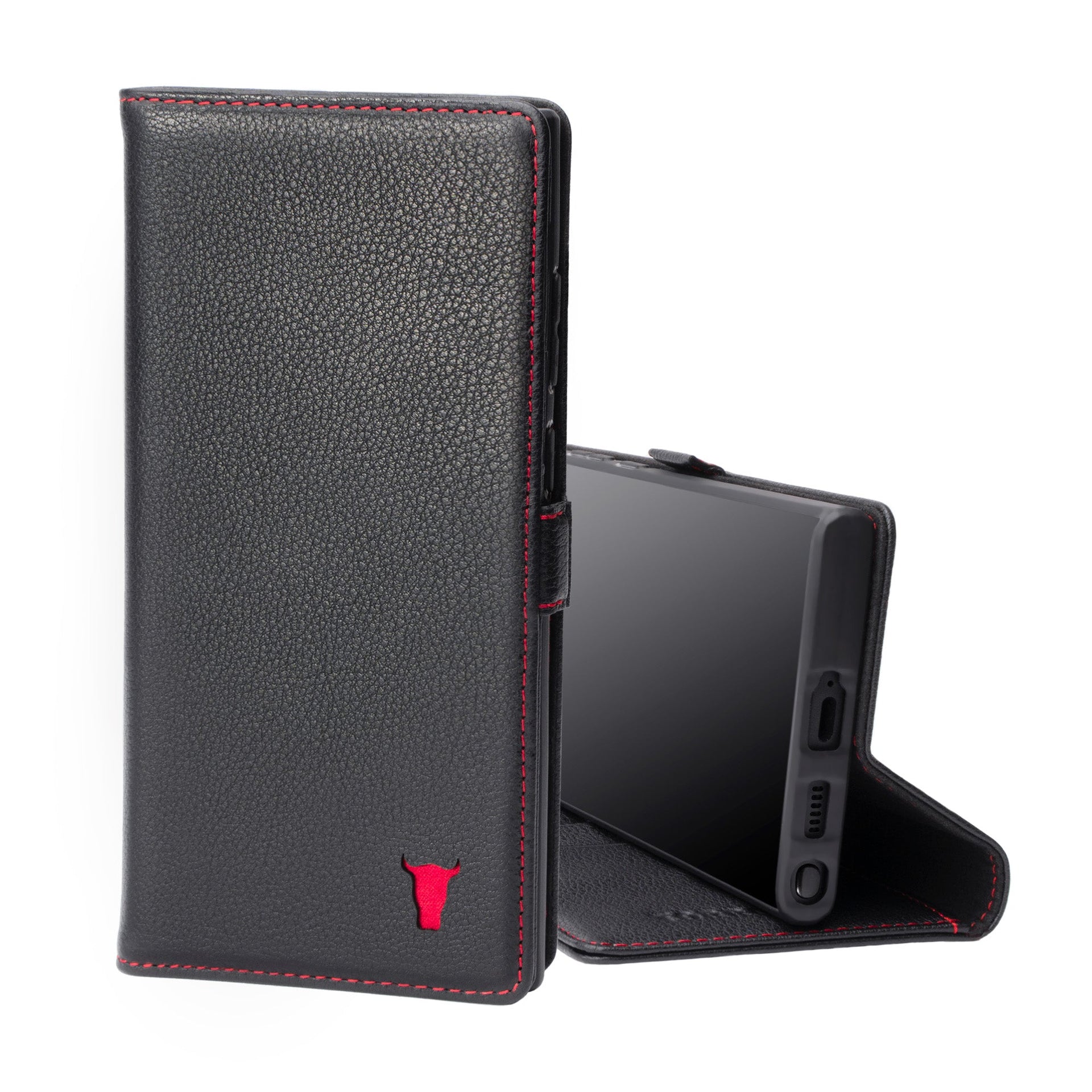 Samsung Galaxy S22 Ultra Leather Wallet Case (with Stand Function) Samsung Galaxy S22 Ultra Leather Wallet Case (with Stand Function)